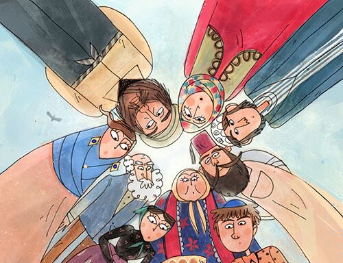 The Onion - book illustration - The citizens were interested in this object and wanted to know more